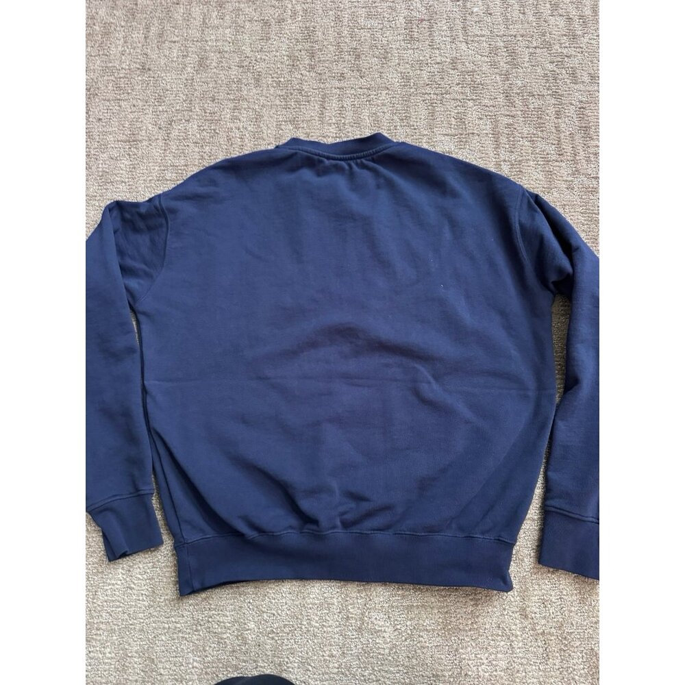Family First Milano Navy Blue Crewneck  Sweatshirt American USA Flag S Italy - Picture 3 of 9